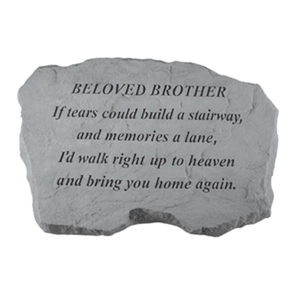 Kay Berry Beloved Brother-If Tears Could Build A Stairway, 16-in. x 10.5-in. x 1.5-in. KA313598 - main